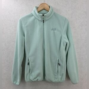 New Balance Light Green Performace Fleece Zip Up Jacket Women's Size Extra Small